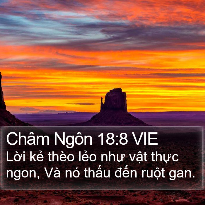 Châm Ngôn 18:8 VIE Bible Study