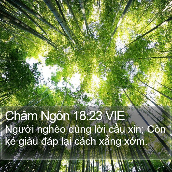 Châm Ngôn 18:23 VIE Bible Study