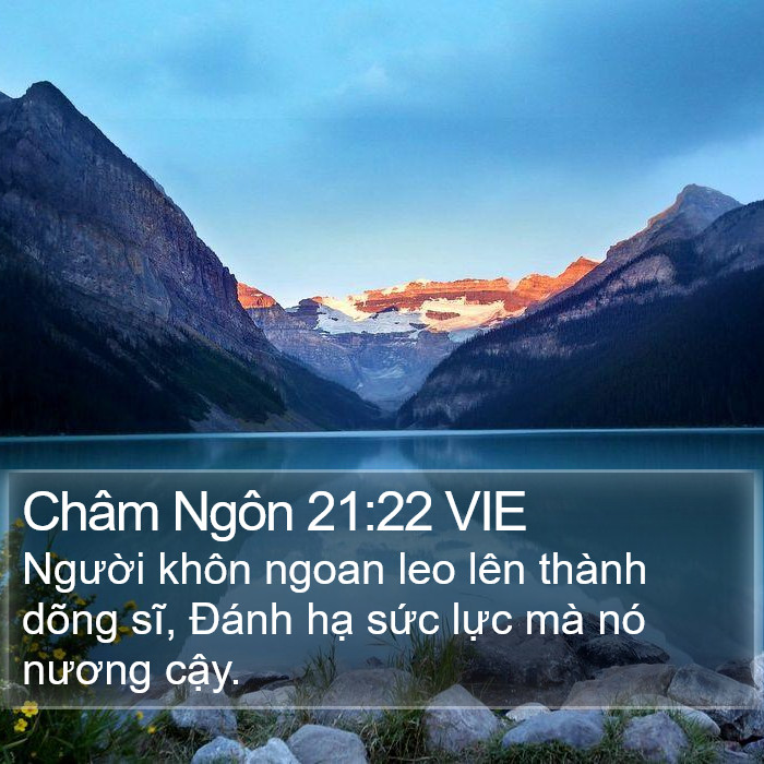 Châm Ngôn 21:22 VIE Bible Study