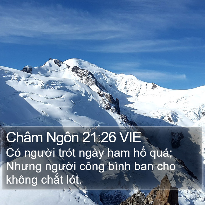 Châm Ngôn 21:26 VIE Bible Study