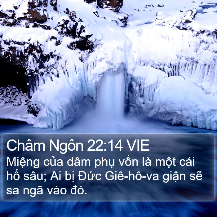 Châm Ngôn 22:14 VIE Bible Study