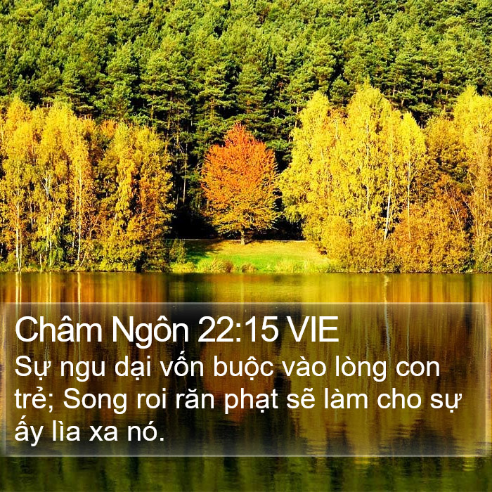 Châm Ngôn 22:15 VIE Bible Study