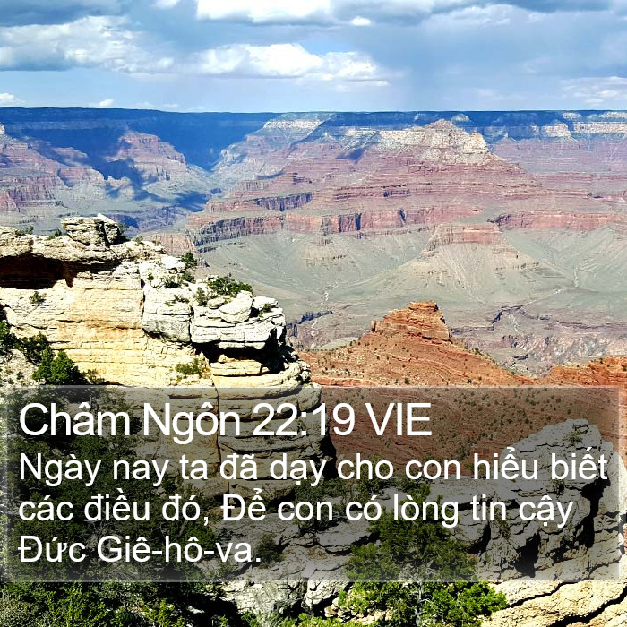 Châm Ngôn 22:19 VIE Bible Study