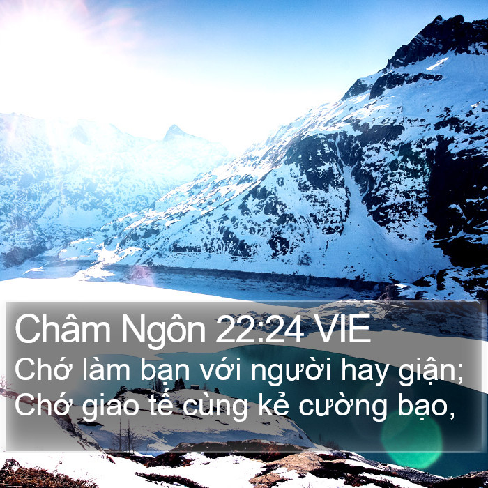 Châm Ngôn 22:24 VIE Bible Study