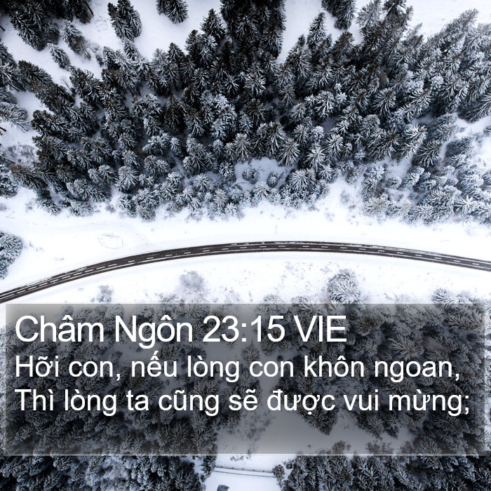 Châm Ngôn 23:15 VIE Bible Study