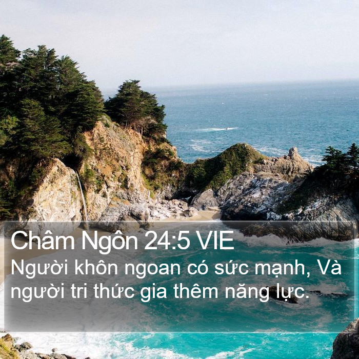 Châm Ngôn 24:5 VIE Bible Study