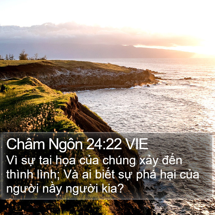 Châm Ngôn 24:22 VIE Bible Study