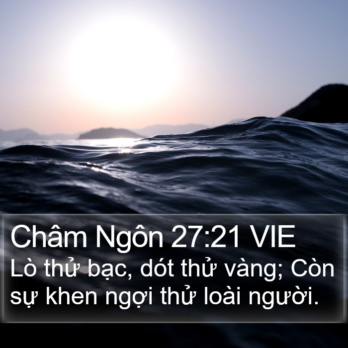 Châm Ngôn 27:21 VIE Bible Study
