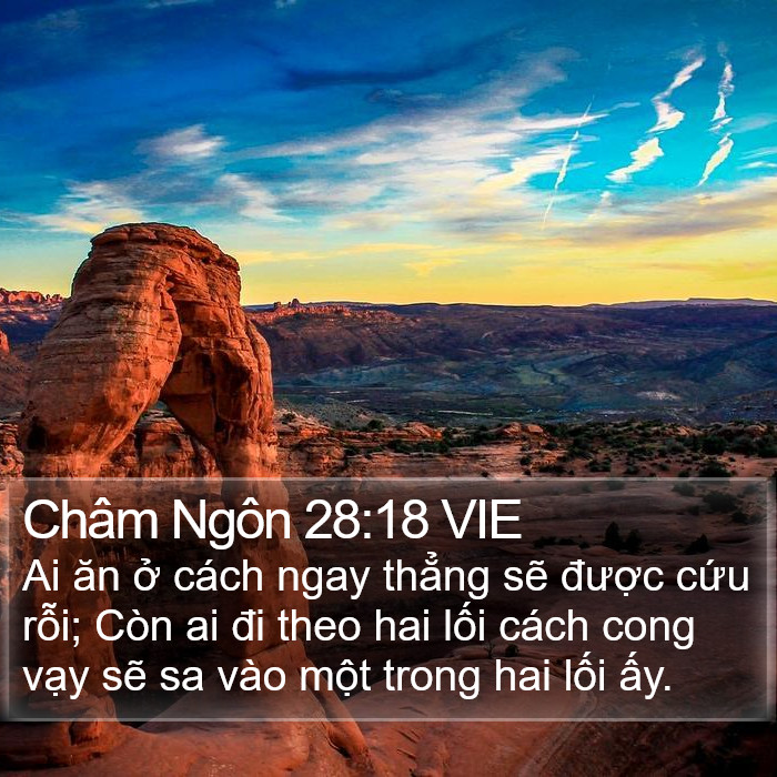 Châm Ngôn 28:18 VIE Bible Study