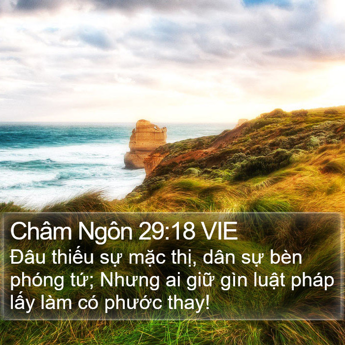 Châm Ngôn 29:18 VIE Bible Study