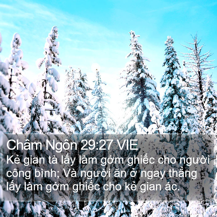 Châm Ngôn 29:27 VIE Bible Study