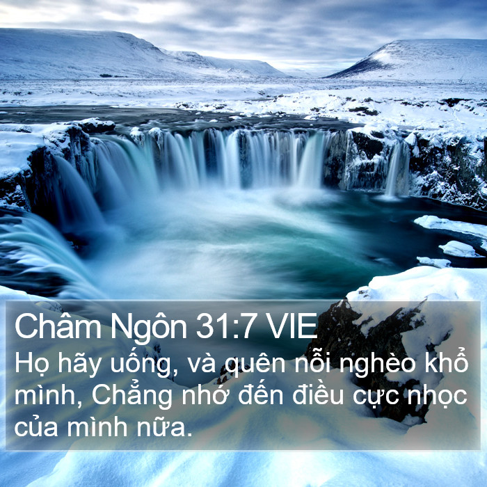 Châm Ngôn 31:7 VIE Bible Study