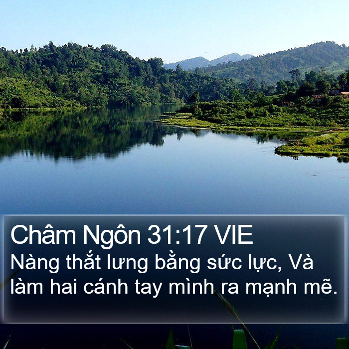 Châm Ngôn 31:17 VIE Bible Study