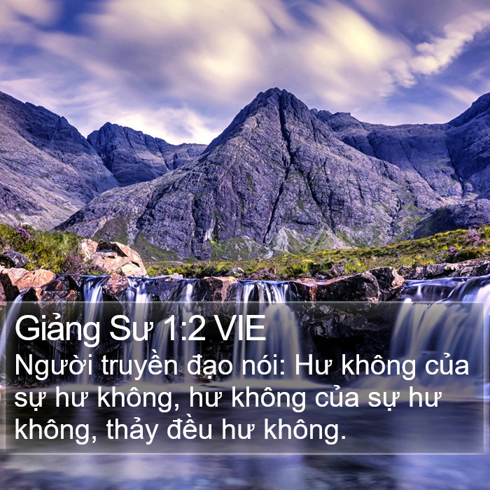 Giảng Sư 1:2 VIE Bible Study