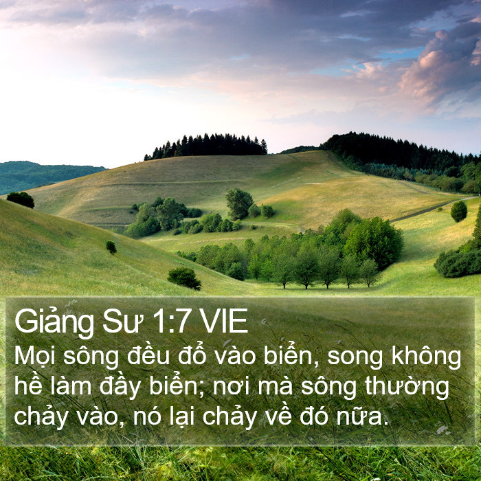 Giảng Sư 1:7 VIE Bible Study