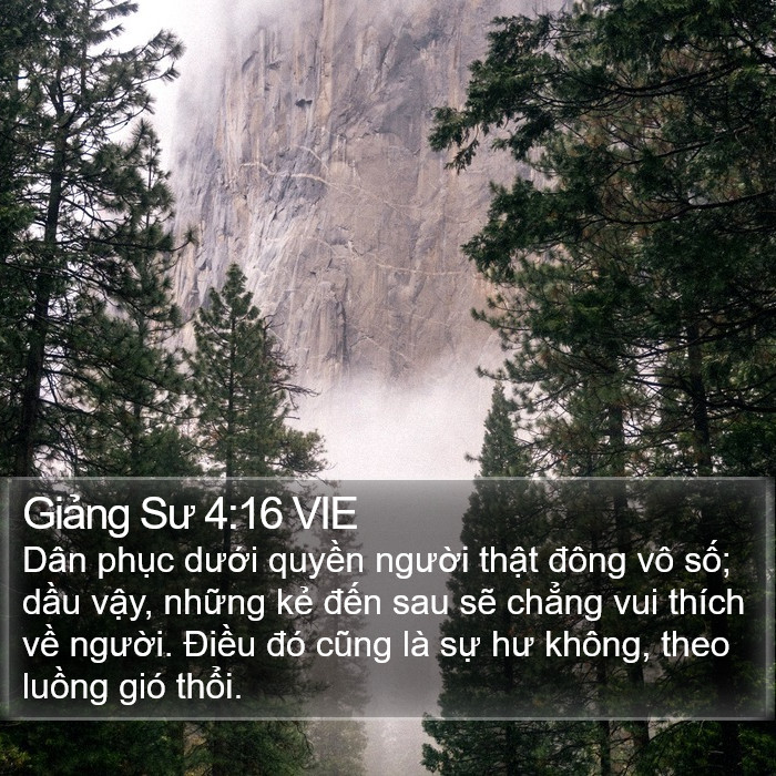 Giảng Sư 4:16 VIE Bible Study
