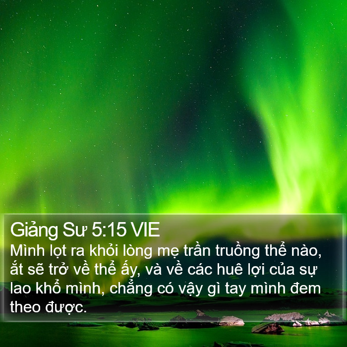 Giảng Sư 5:15 VIE Bible Study