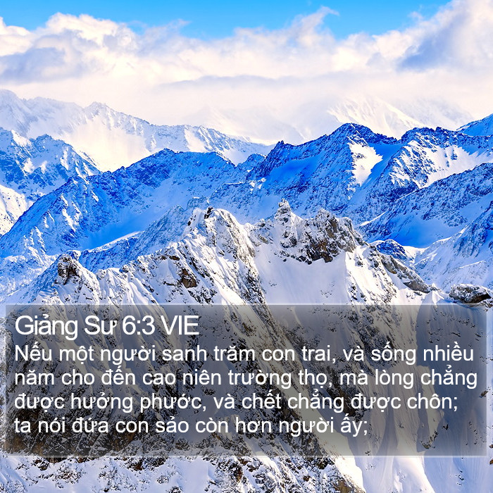 Giảng Sư 6:3 VIE Bible Study