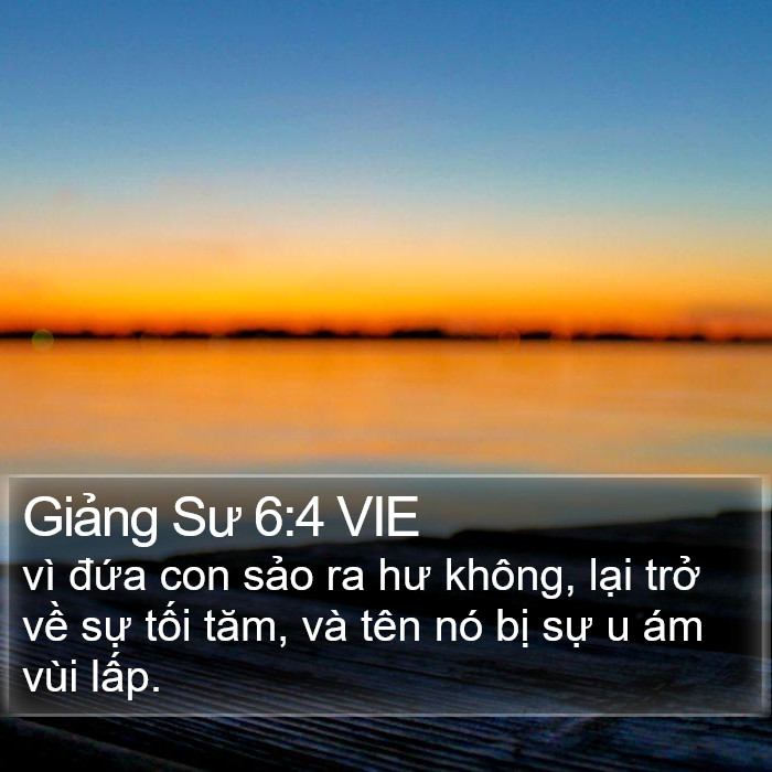 Giảng Sư 6:4 VIE Bible Study
