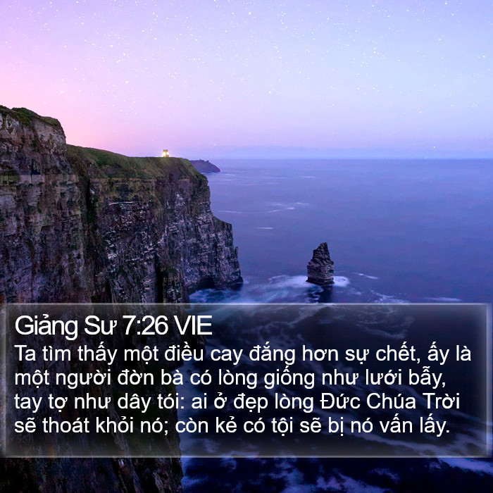 Giảng Sư 7:26 VIE Bible Study