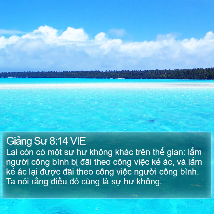 Giảng Sư 8:14 VIE Bible Study