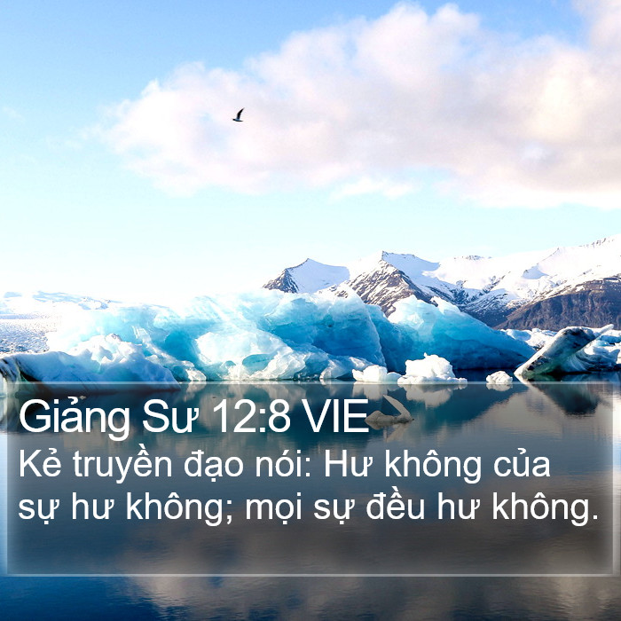 Giảng Sư 12:8 VIE Bible Study