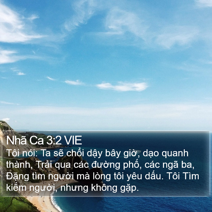 Nhã Ca 3:2 VIE Bible Study