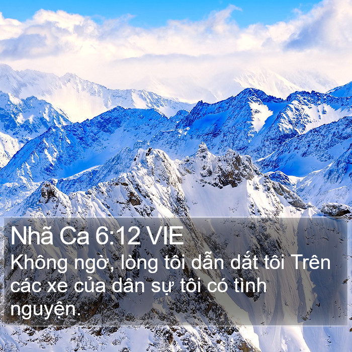 Nhã Ca 6:12 VIE Bible Study