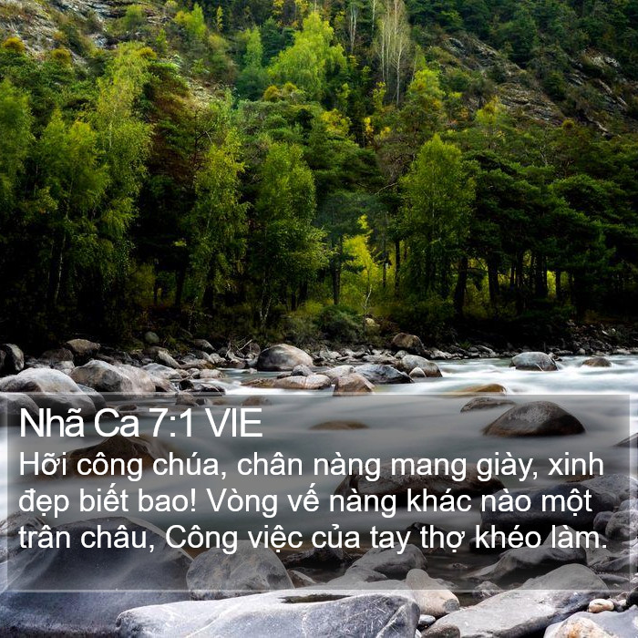 Nhã Ca 7:1 VIE Bible Study