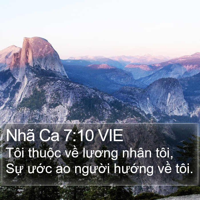 Nhã Ca 7:10 VIE Bible Study