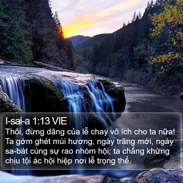 I-sai-a 1:13 VIE Bible Study