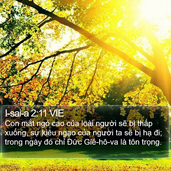 I-sai-a 2:11 VIE Bible Study