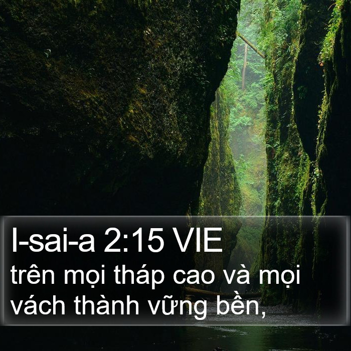 I-sai-a 2:15 VIE Bible Study