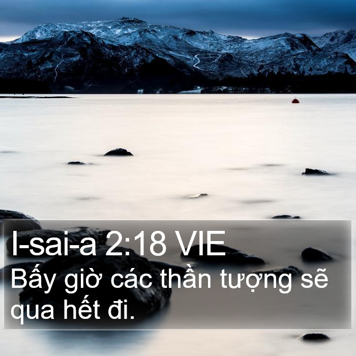 I-sai-a 2:18 VIE Bible Study