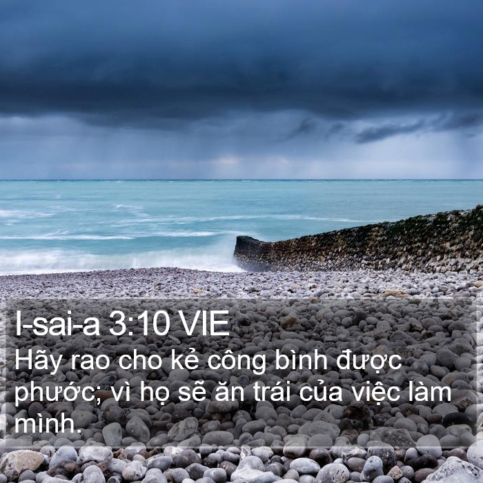 I-sai-a 3:10 VIE Bible Study