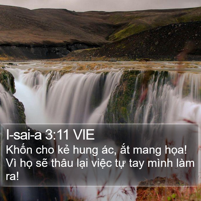I-sai-a 3:11 VIE Bible Study