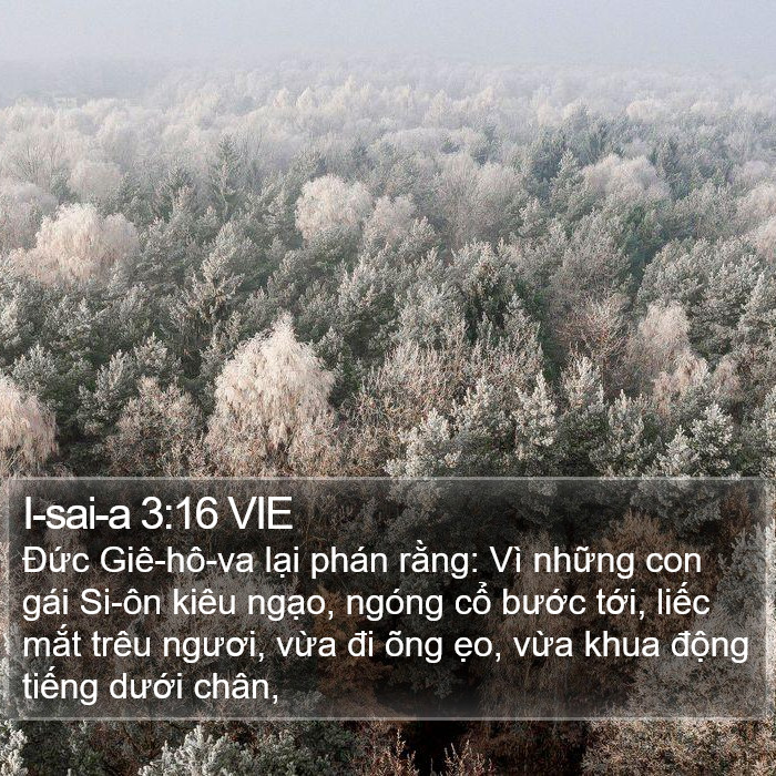 I-sai-a 3:16 VIE Bible Study