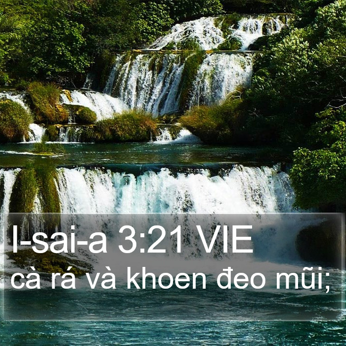 I-sai-a 3:21 VIE Bible Study