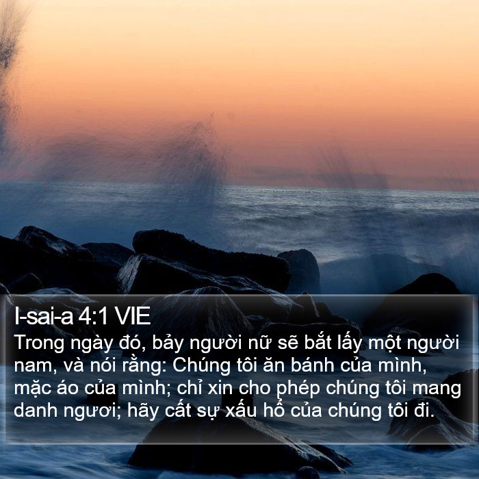 I-sai-a 4:1 VIE Bible Study