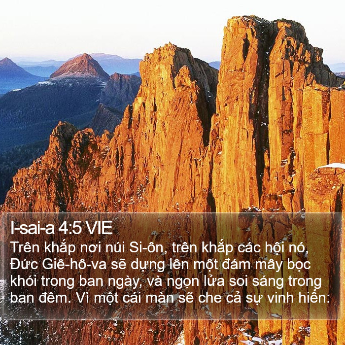 I-sai-a 4:5 VIE Bible Study