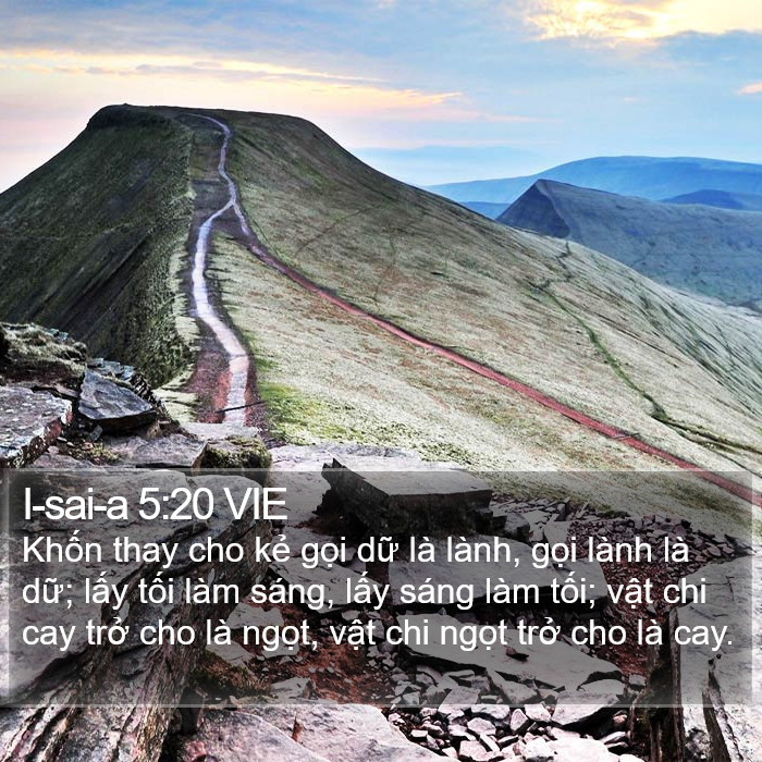 I-sai-a 5:20 VIE Bible Study