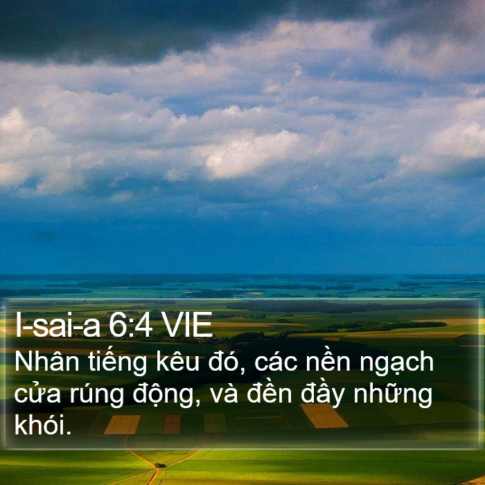 I-sai-a 6:4 VIE Bible Study