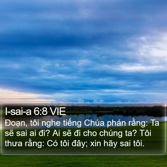 I-sai-a 6:8 VIE Bible Study