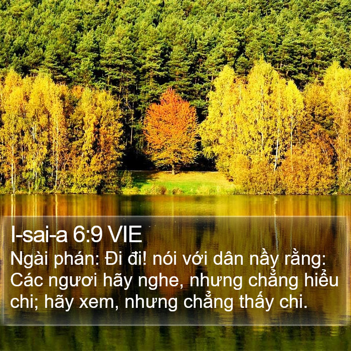 I-sai-a 6:9 VIE Bible Study