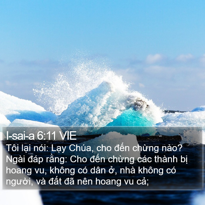 I-sai-a 6:11 VIE Bible Study