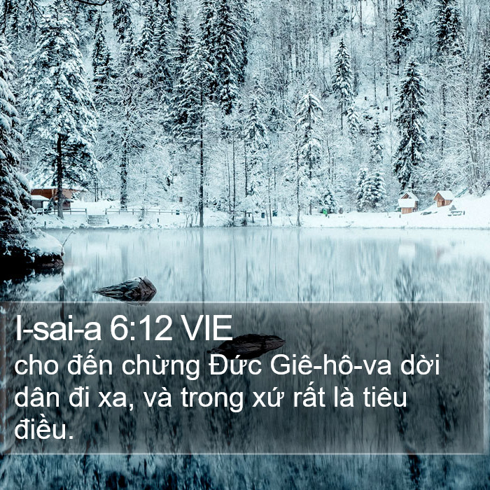 I-sai-a 6:12 VIE Bible Study