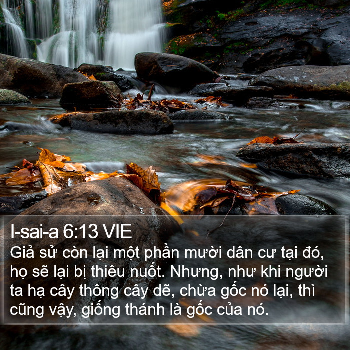 I-sai-a 6:13 VIE Bible Study