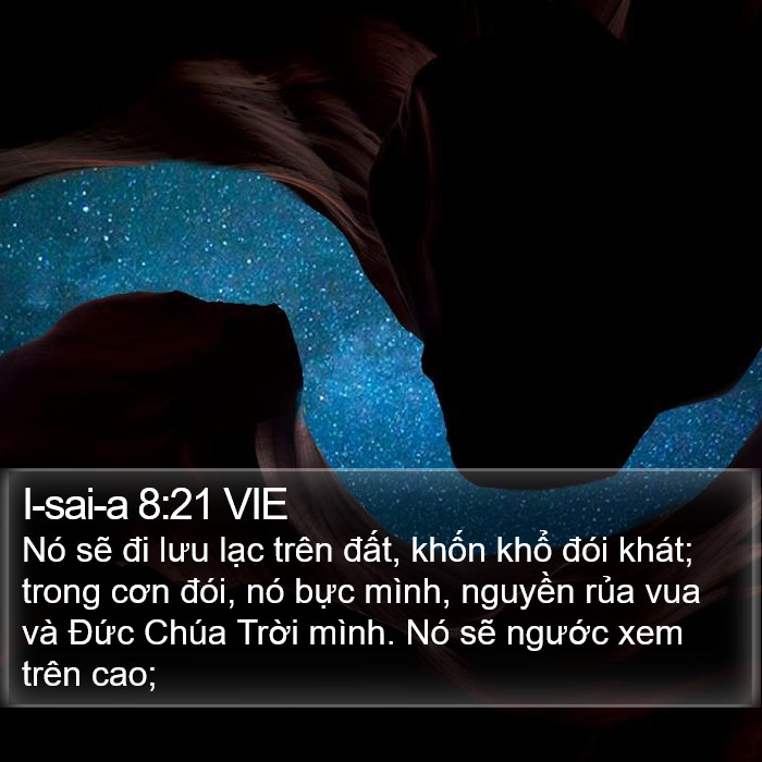 I-sai-a 8:21 VIE Bible Study