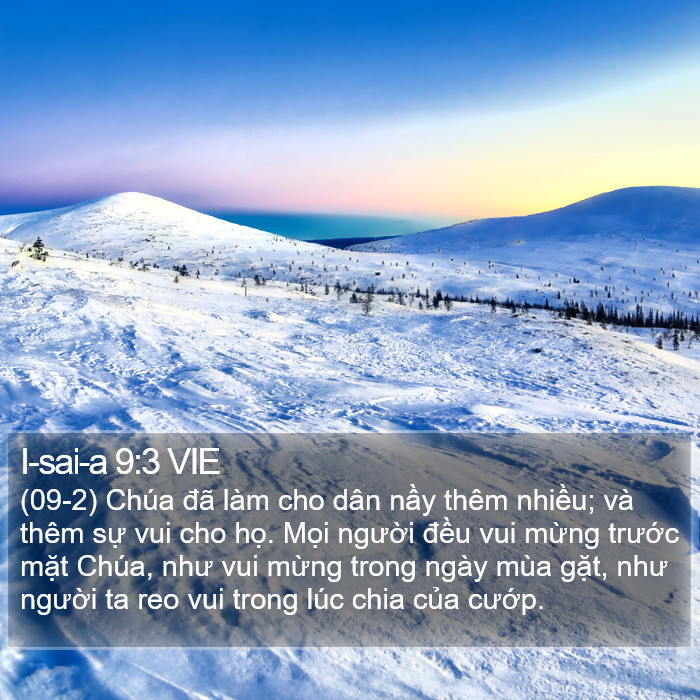I-sai-a 9:3 VIE Bible Study