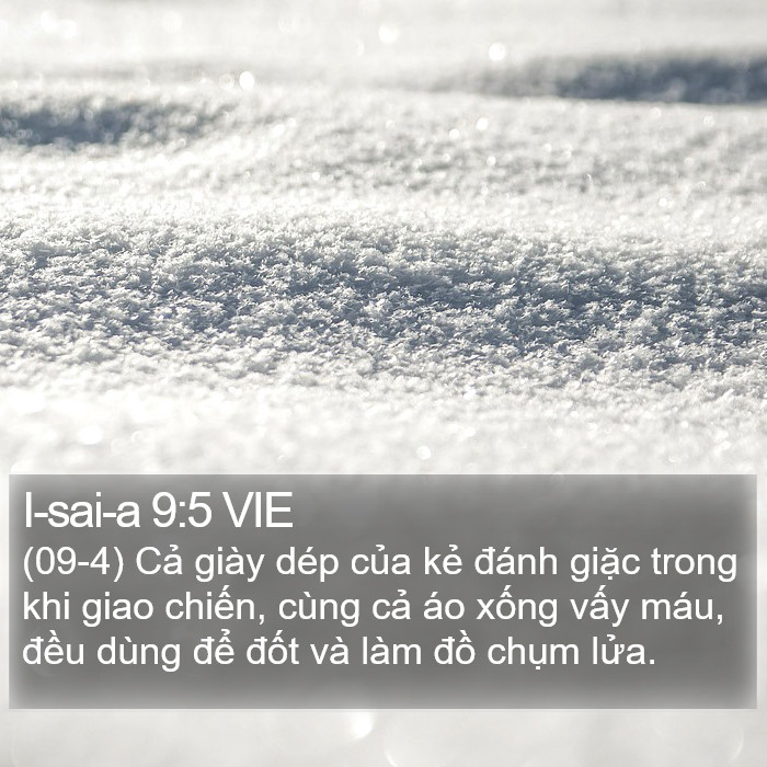 I-sai-a 9:5 VIE Bible Study